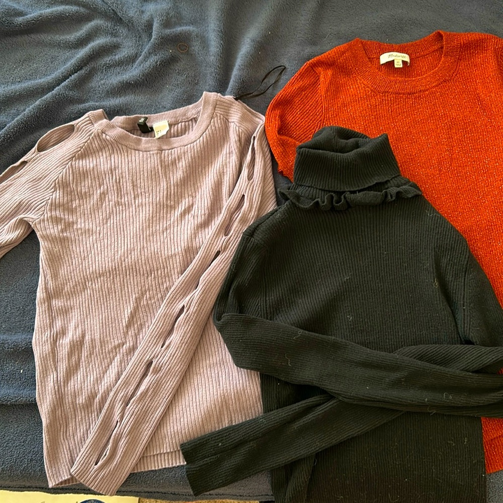 3 knits tops for $18